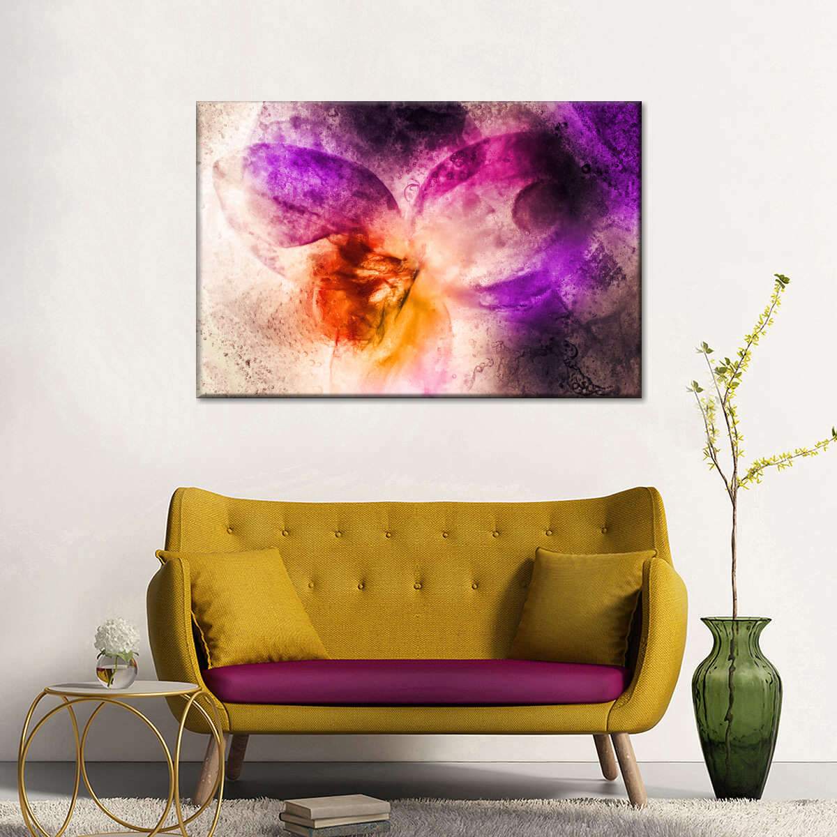 Frozen Orchid Multi Panel Canvas Wall Art