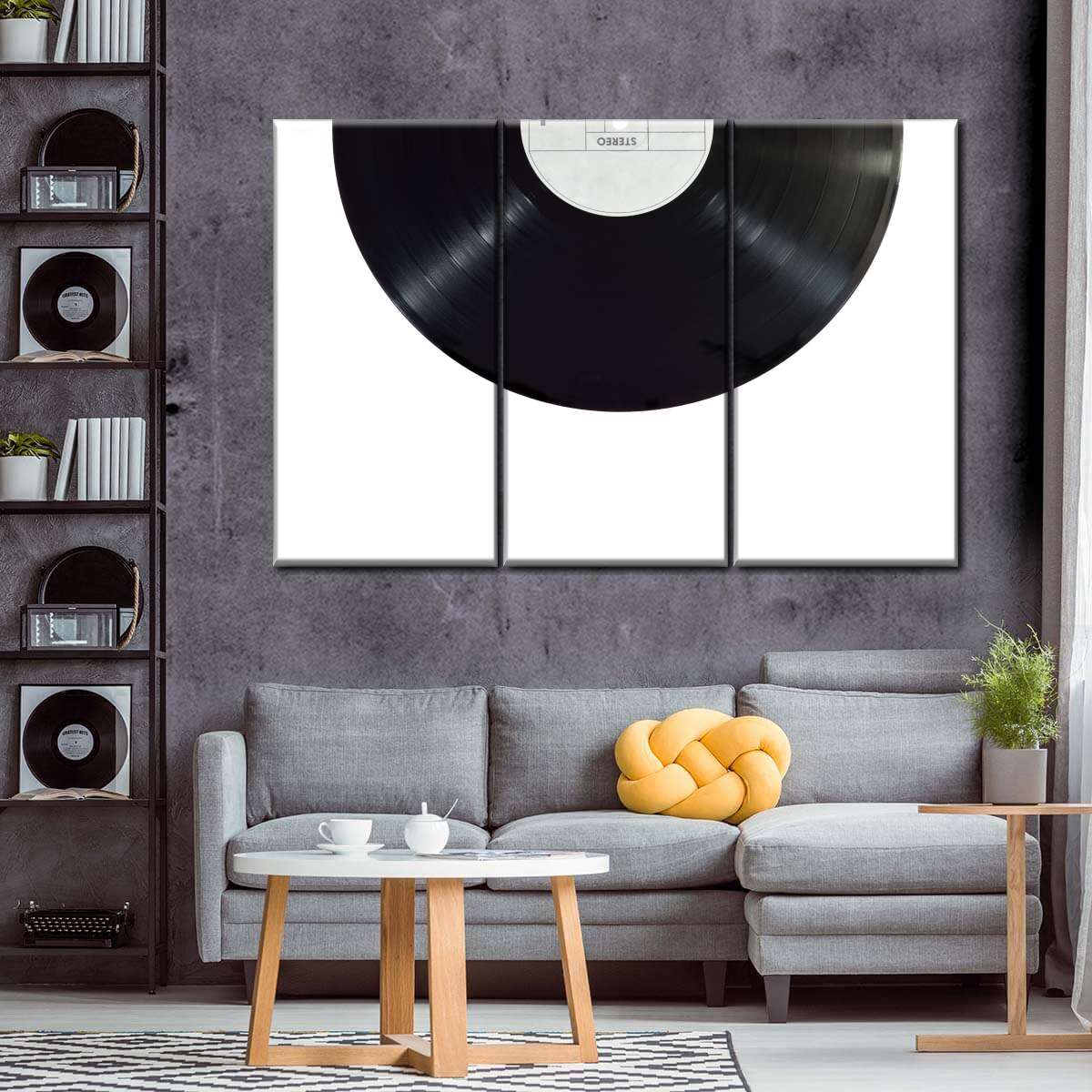 Vinyl Record Multi Panel Canvas Wall Art