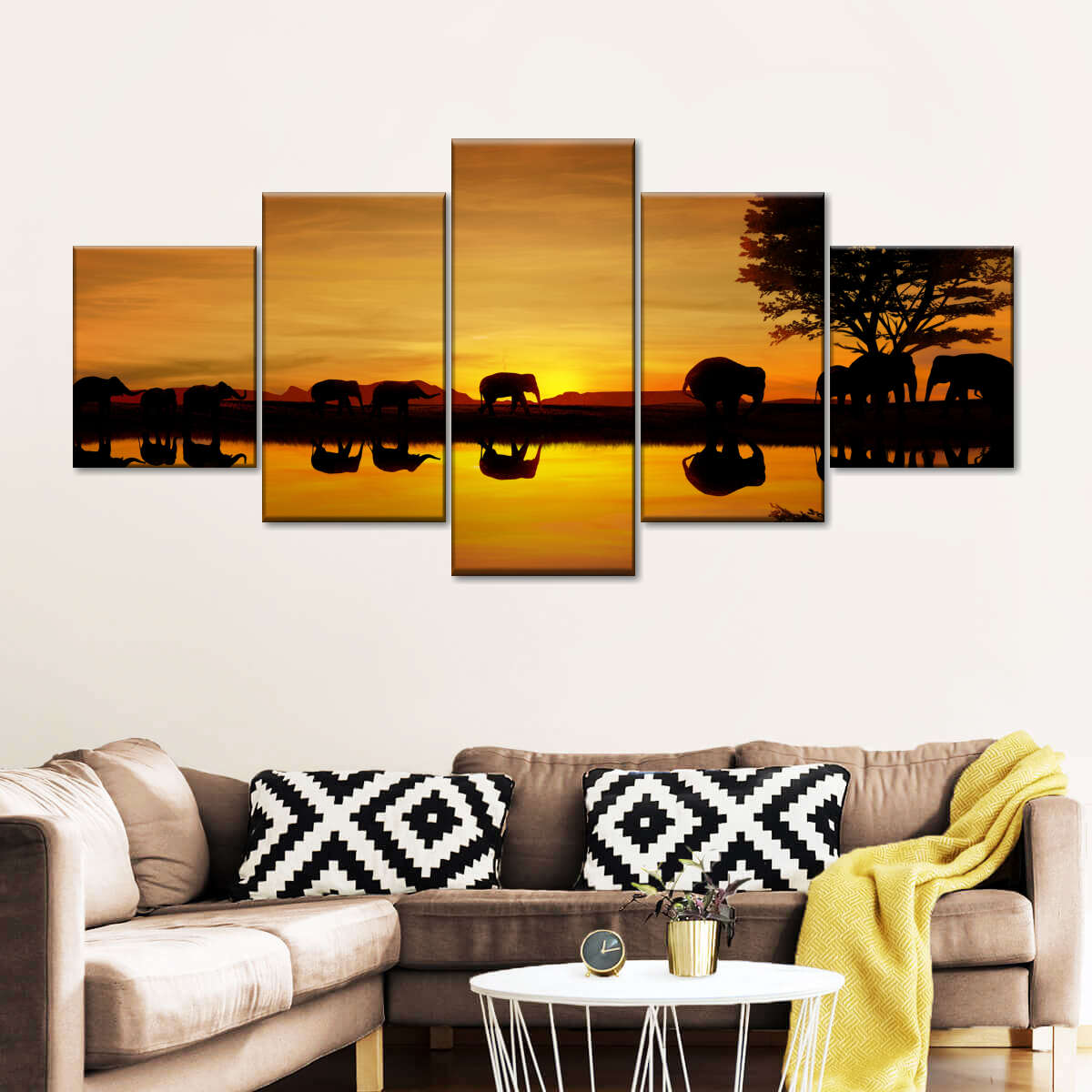 African wall art collection