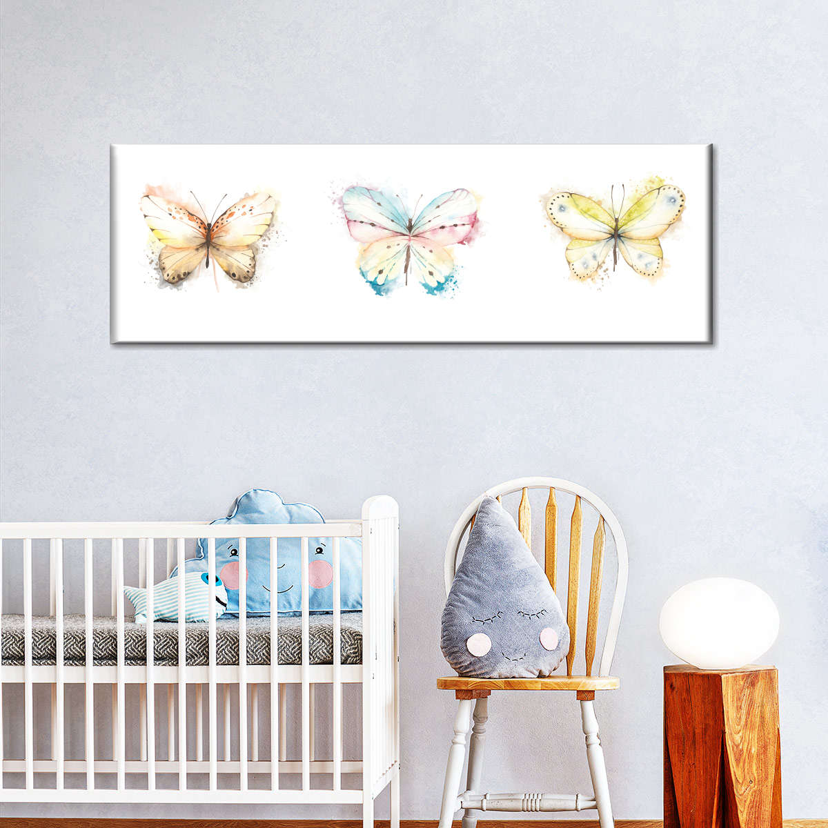 Brown Butterfly Wall Decals, Nursery Stickers