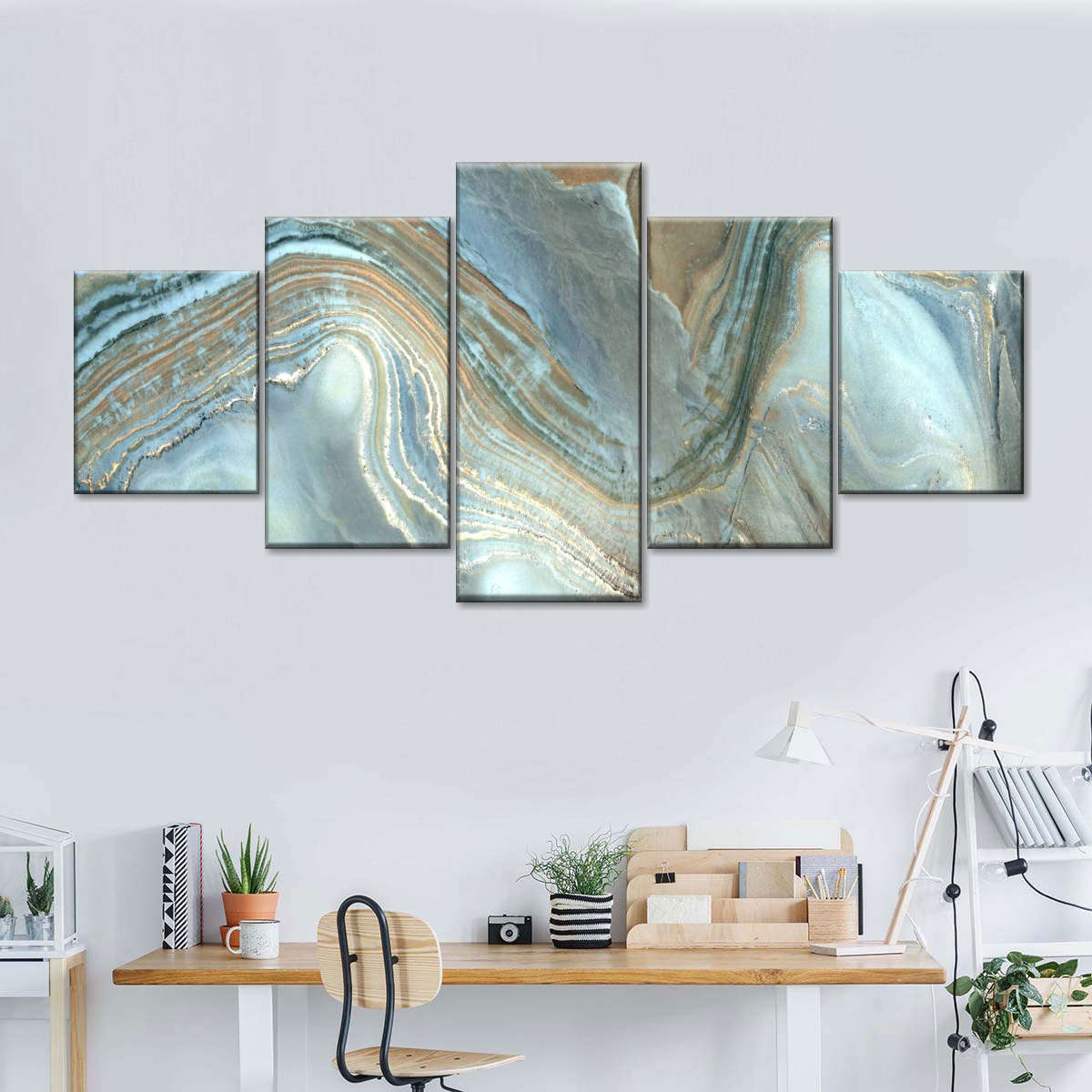 Abstract Landscape Multi Panel Canvas Wall Art