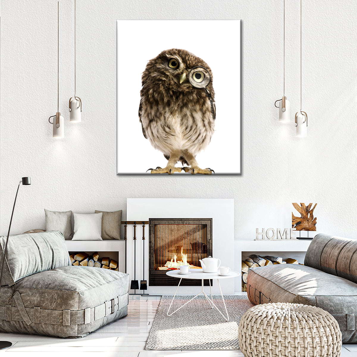 Curious Owl Wall Art: Canvas Prints, Art Prints & Framed Canvas