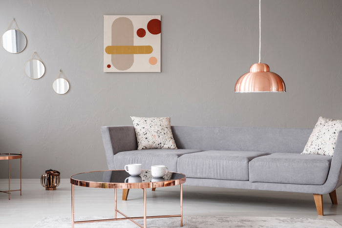 Copper home decor summer trends