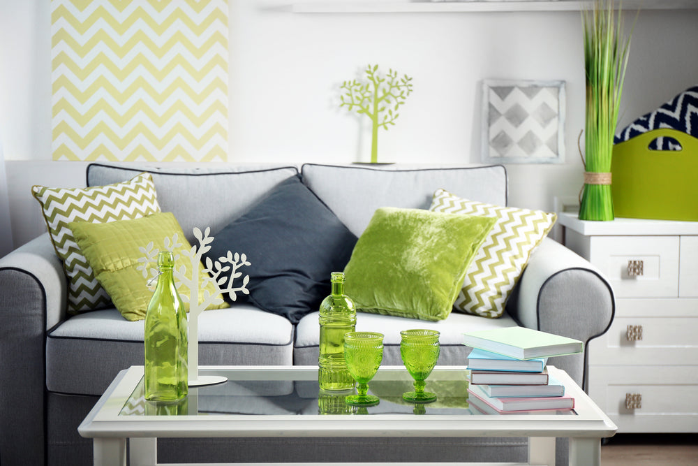 Decorating with lime green