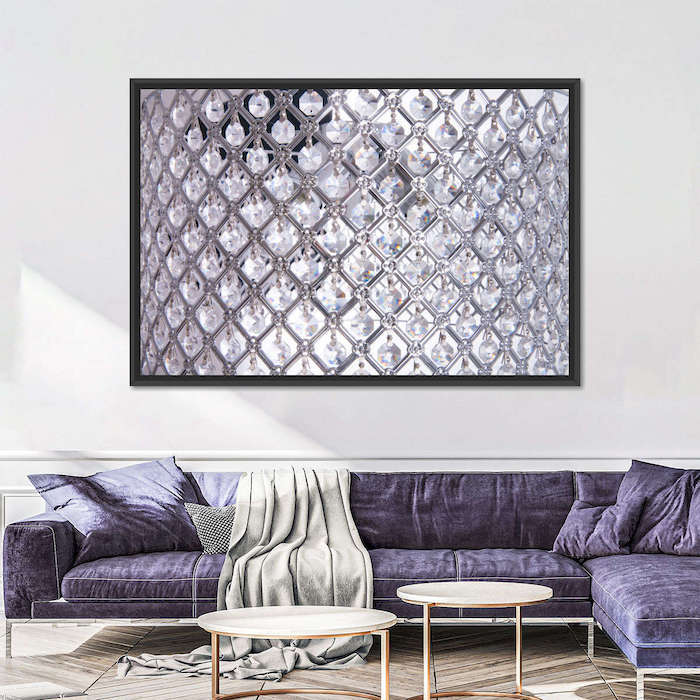 silver wall decor for living room