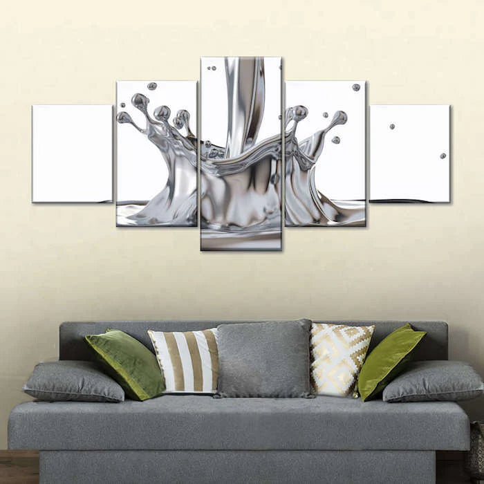 silver wall decor ideas