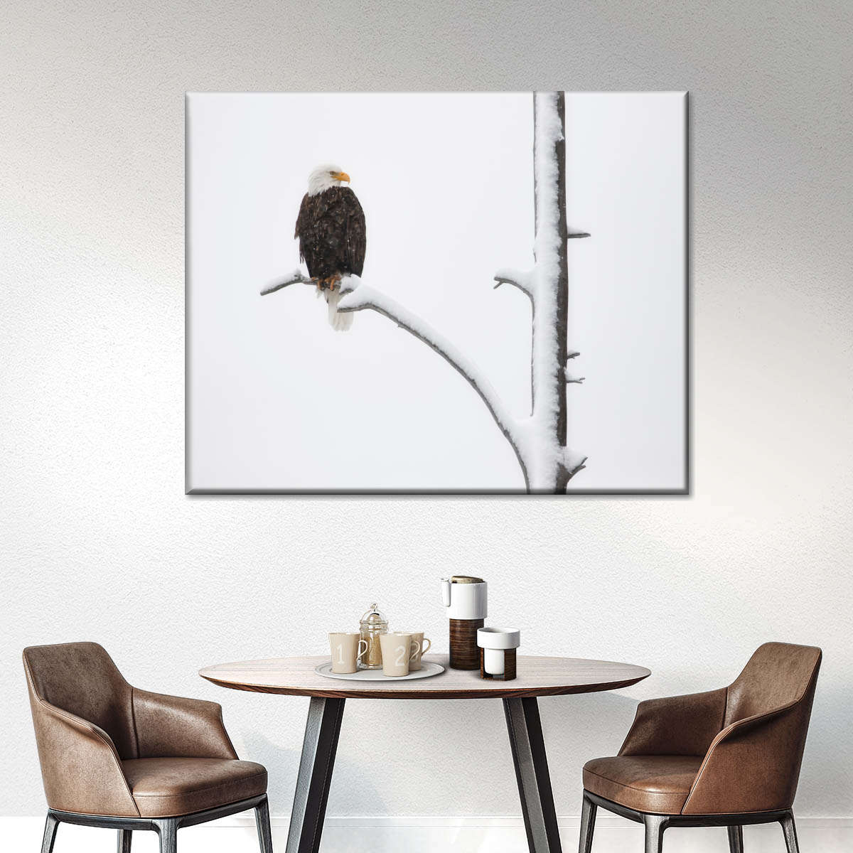 Montana Bald Eagle In Winter Wall Art: Canvas Prints, Art Prints 