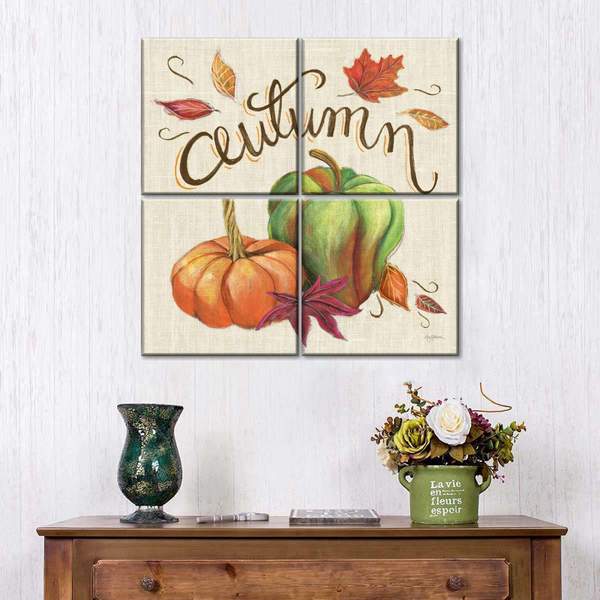 Autumn Harvest II Multi Panel Canvas Wall Art