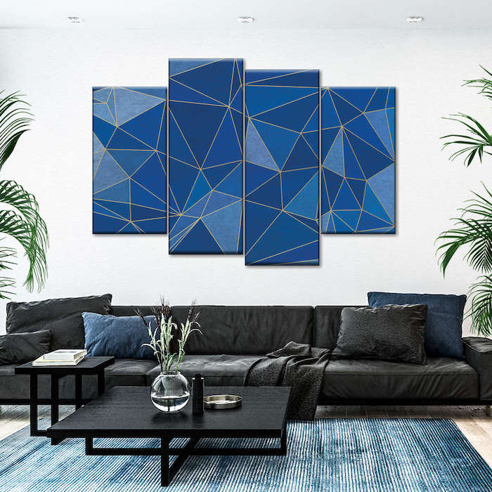 Top blue decor