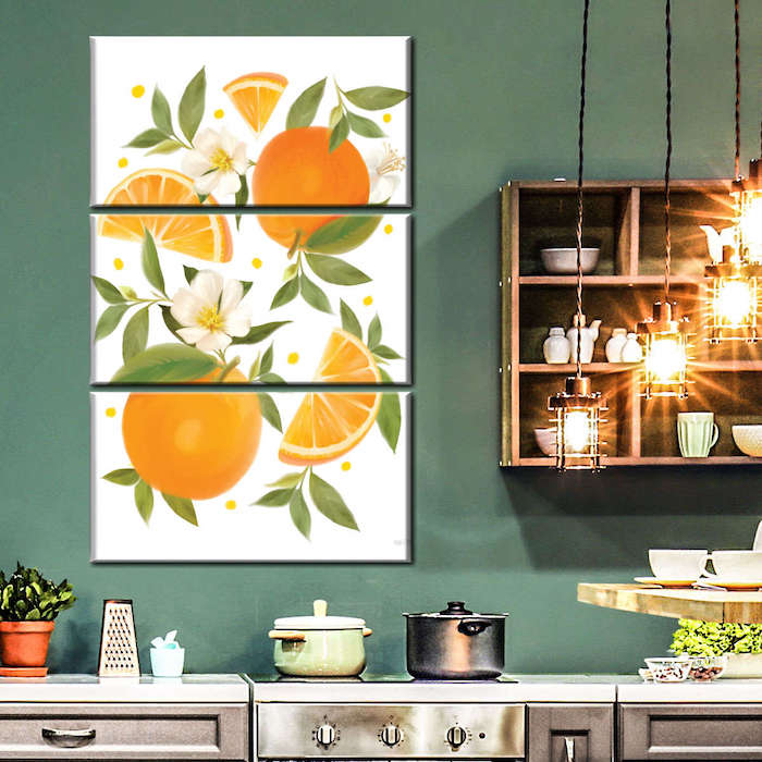 top trending orange wall decor