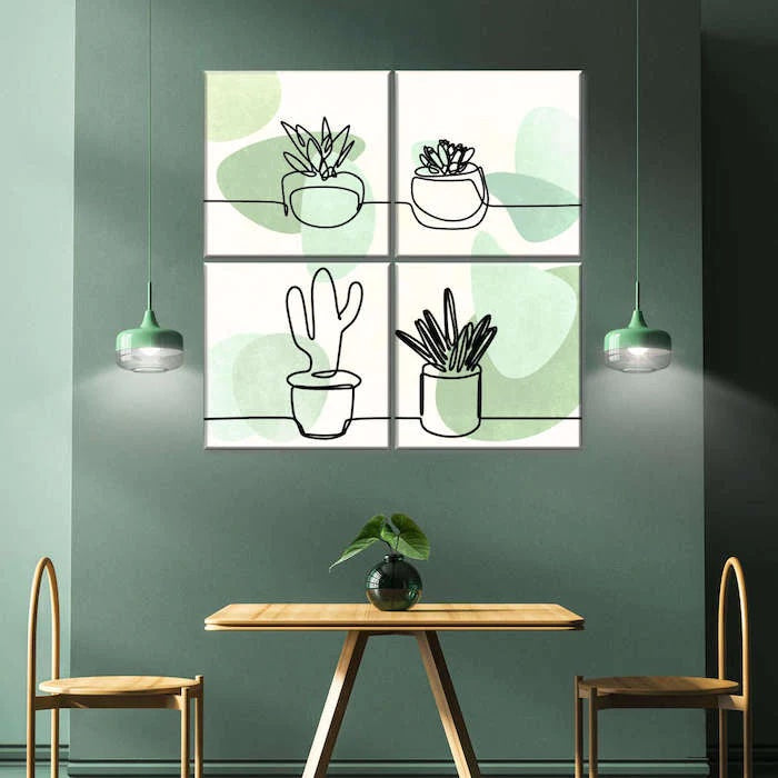 trendy green art ideas