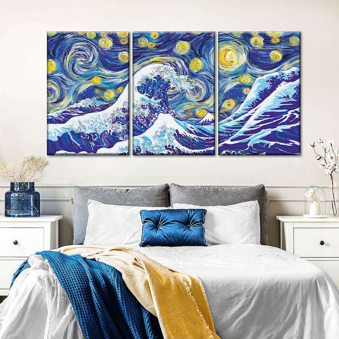 trendy wall art for bedroom