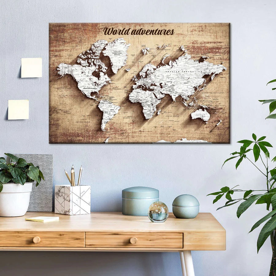 wall art about travel ideas