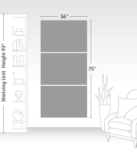 wall art sizing guide