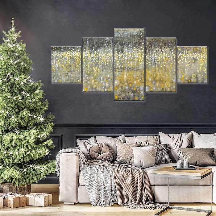 winter scene canvas wall art