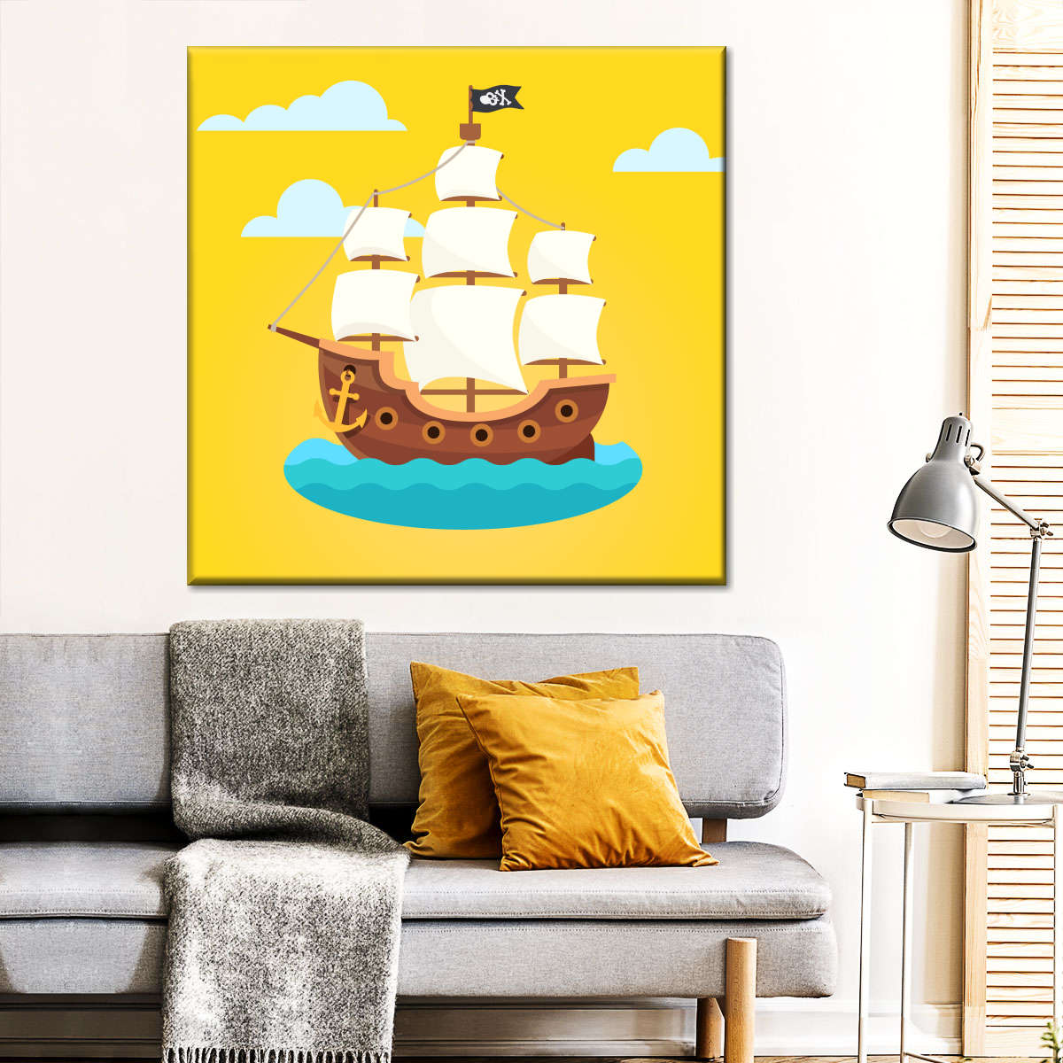 Cartoon Pirate Ship Wall Art: Canvas Prints, Art Prints & Framed