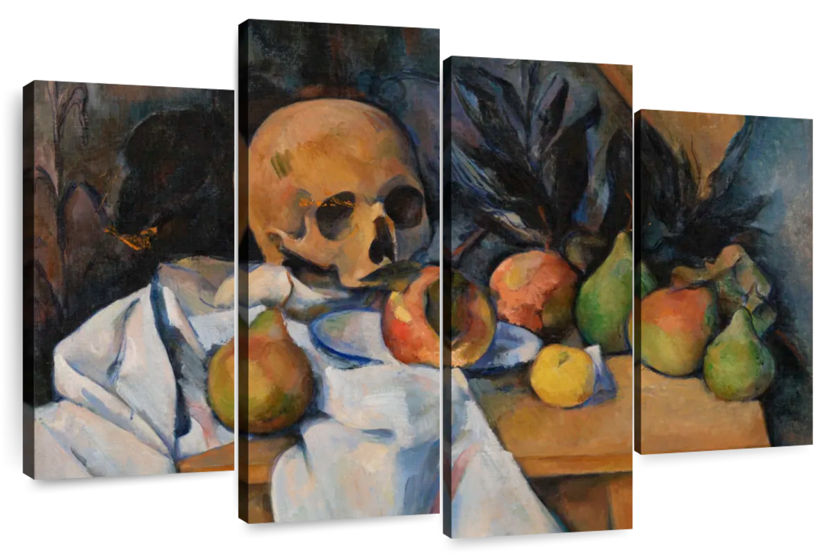 paul cezanne still life with skull