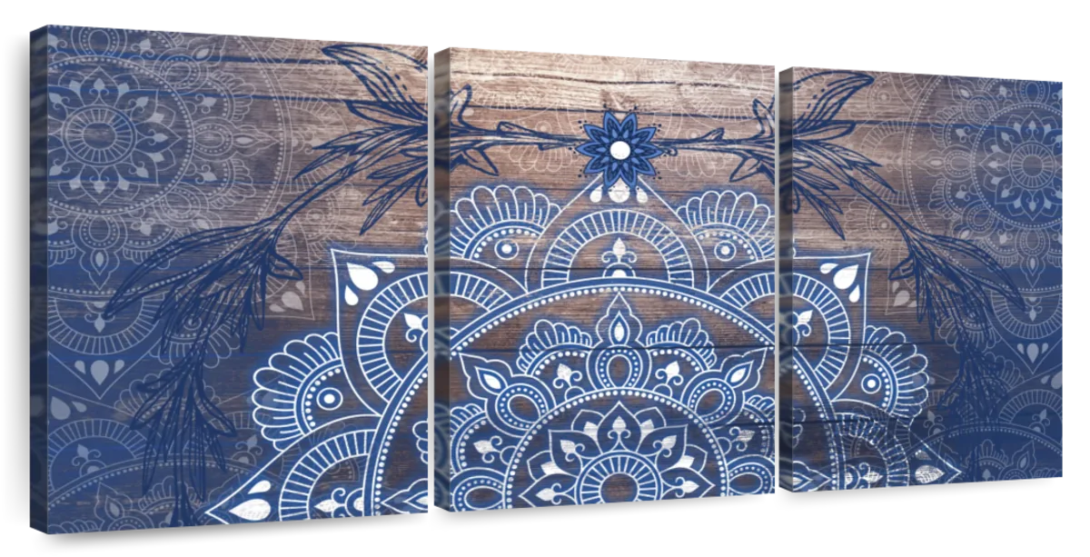 Blue Mandala Diamond Painting Notebook – DIY Diamond Painting