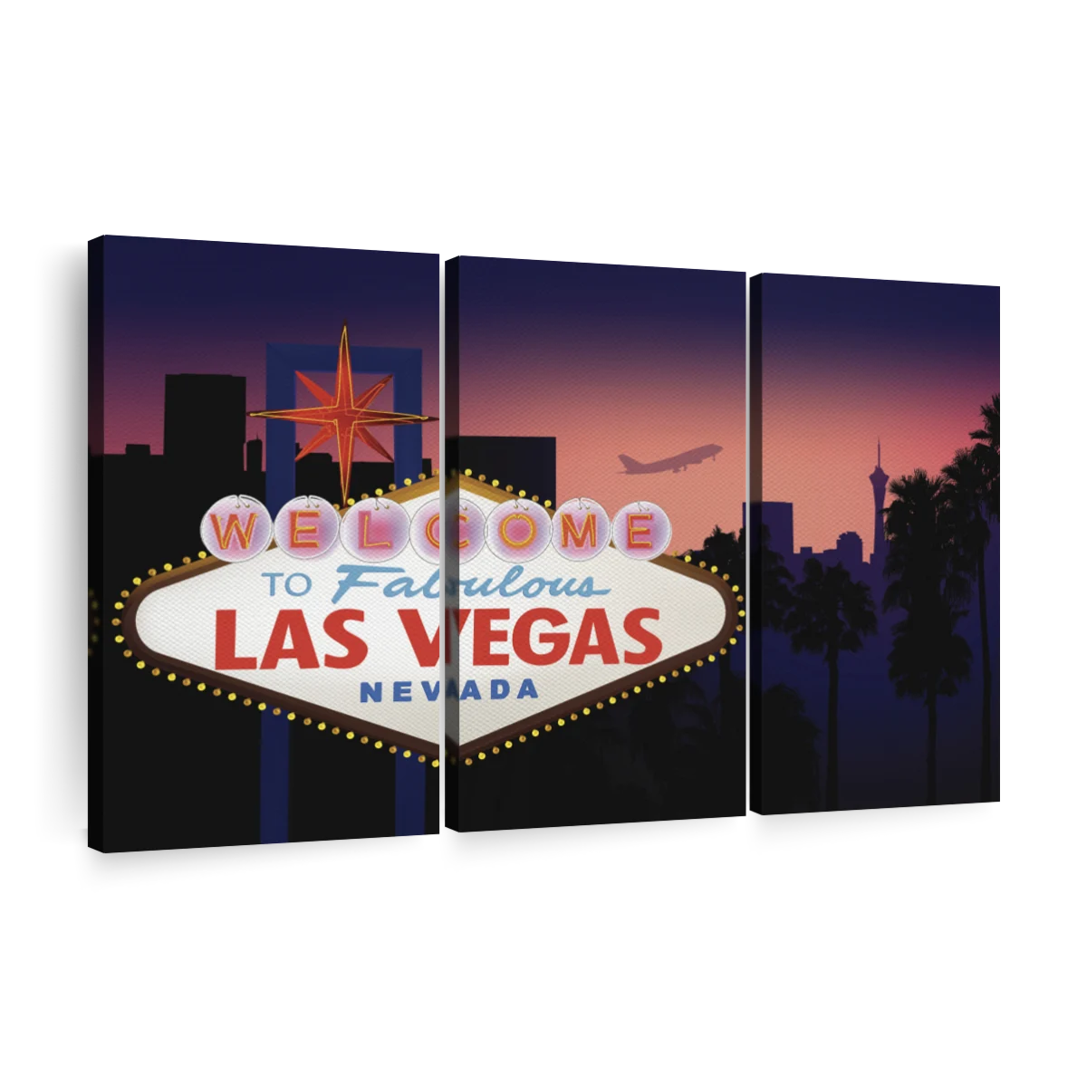 Black Nevada - Welcome to Las Vegas – elegant poster – Photowall