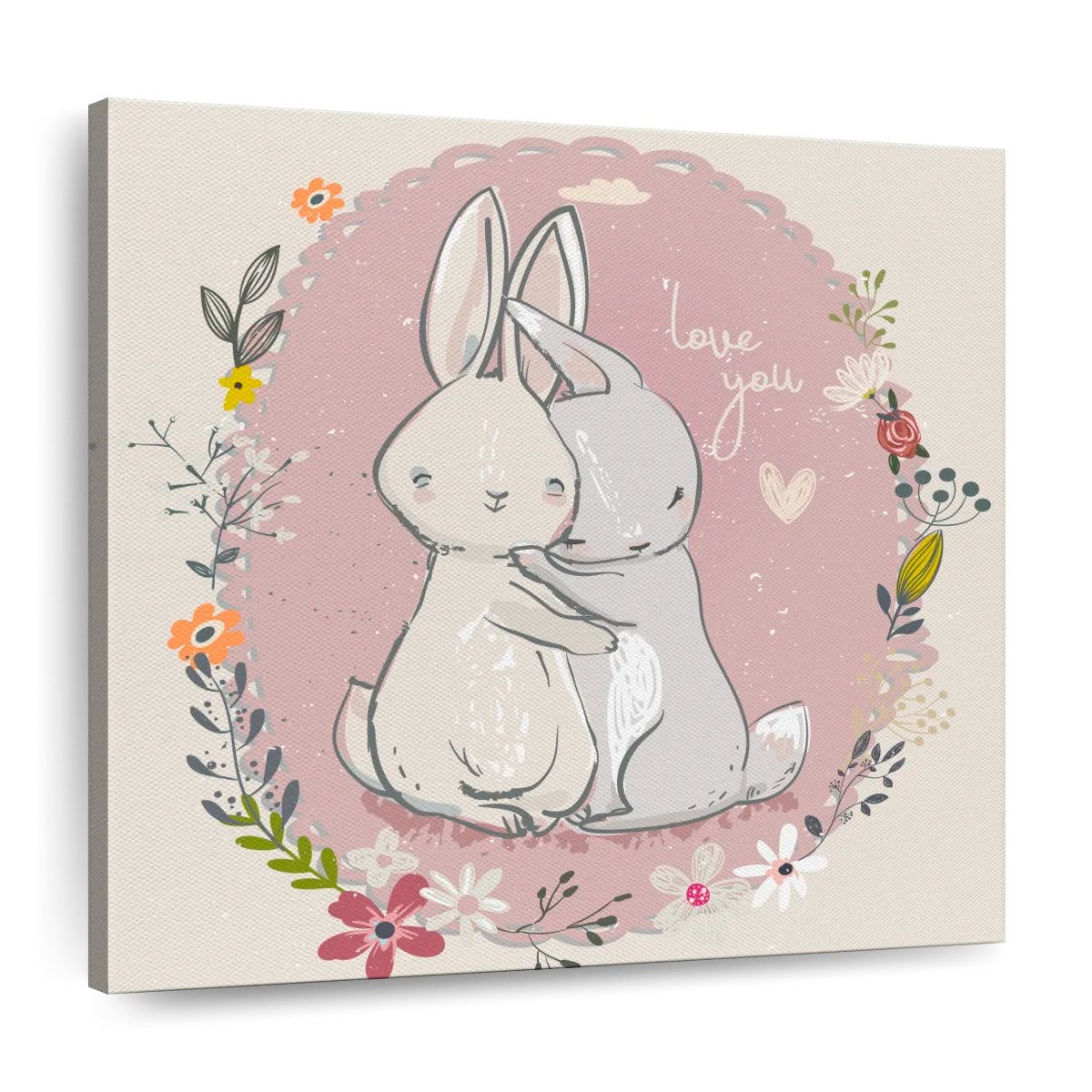 Love You Bunnies Art: Frames Prints, Posters Canvas 