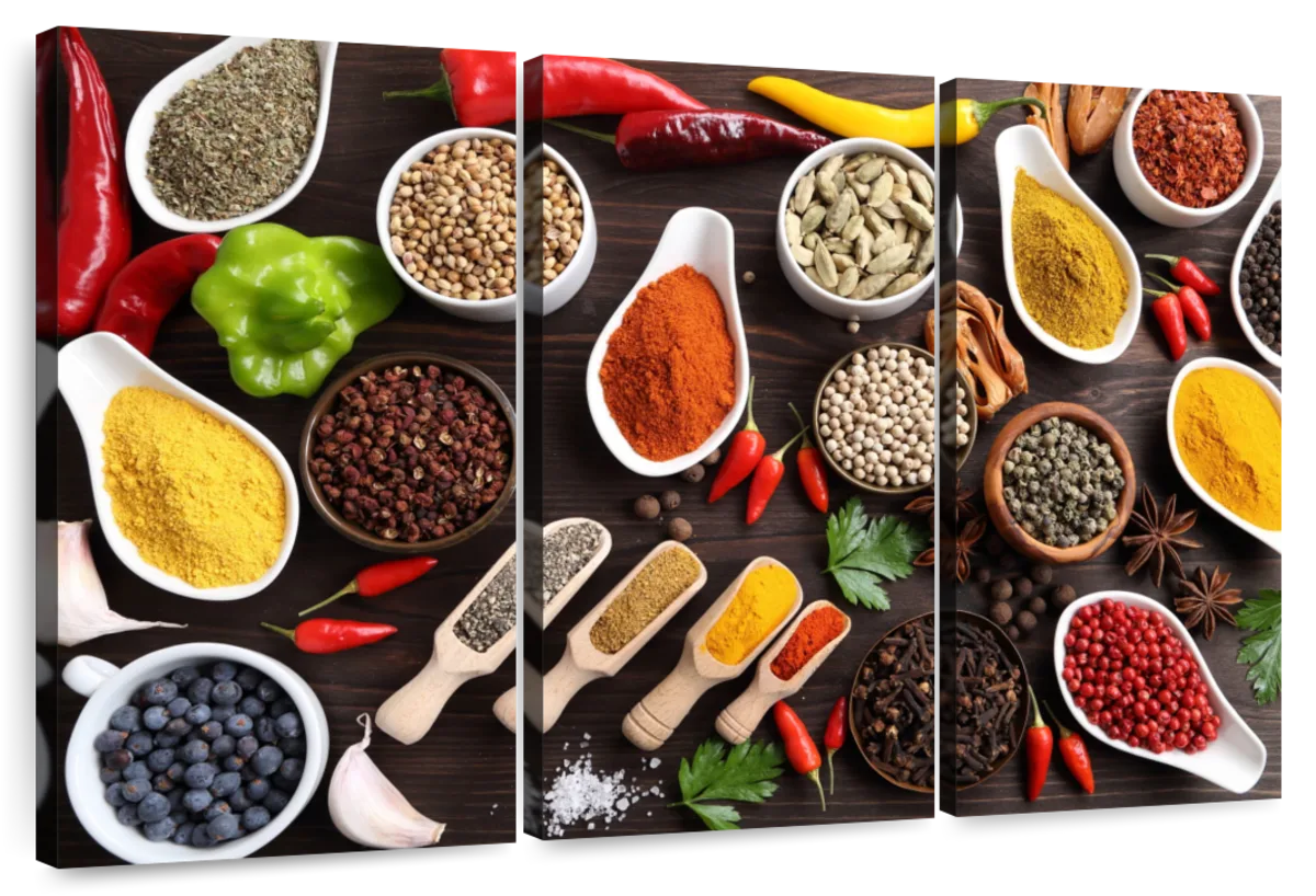 Table Of Herbs And Spices Wall Art | Photography