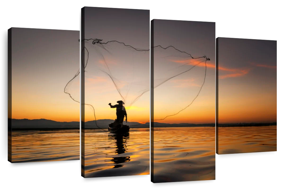 Cast Net Fishing Wall Art: Canvas Prints, Art Prints & Framed Canvas