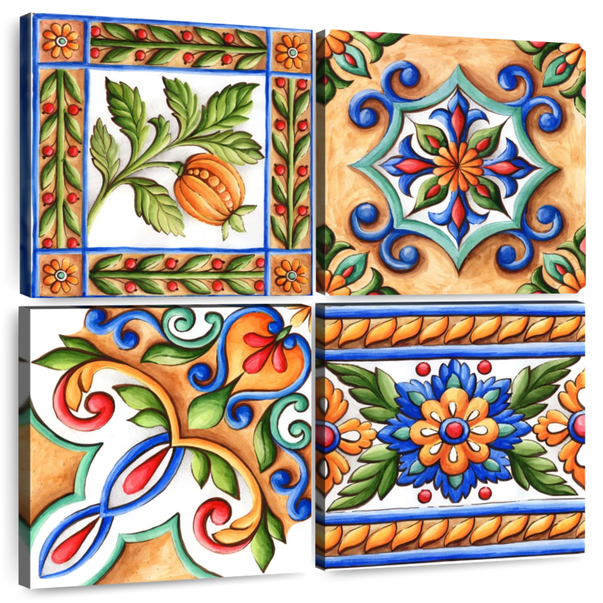 Blue Majolica Tiles Wall Art: Canvas Prints, Art Prints & Framed