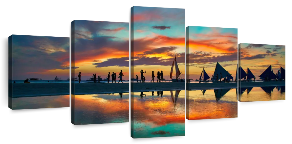 Boracay Beach Sunset Wall Art | Photography