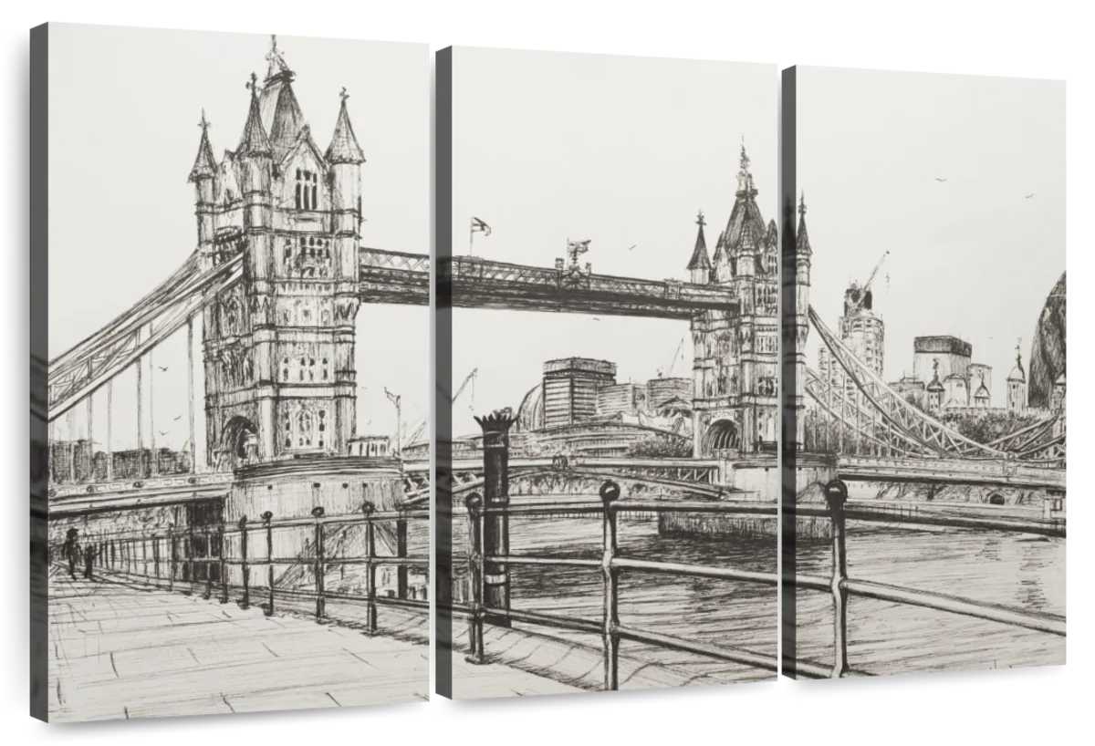 tower bridge london drawing