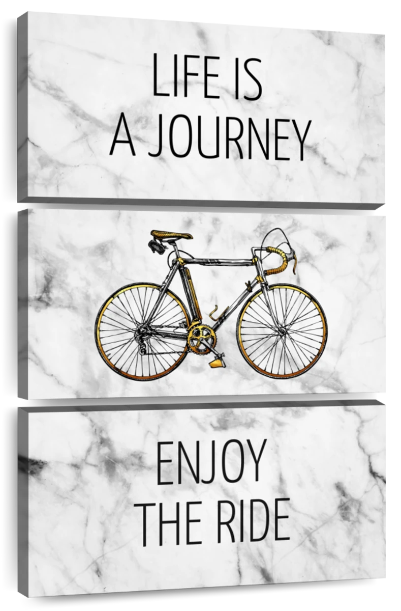 Wall Art - Life Is a Journey, Enjoy the Ride