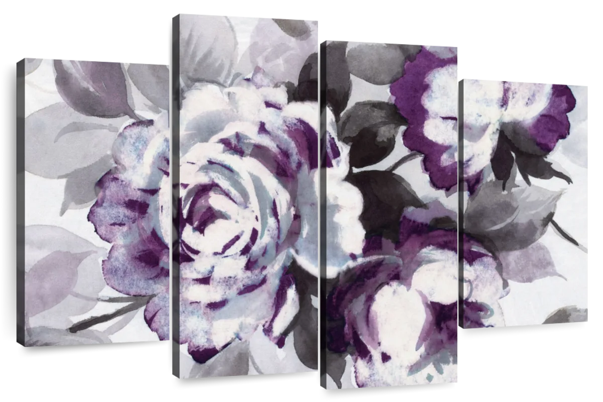 Scent Of Roses Plum Wall Art | Painting | by Wild Apple Portfolio