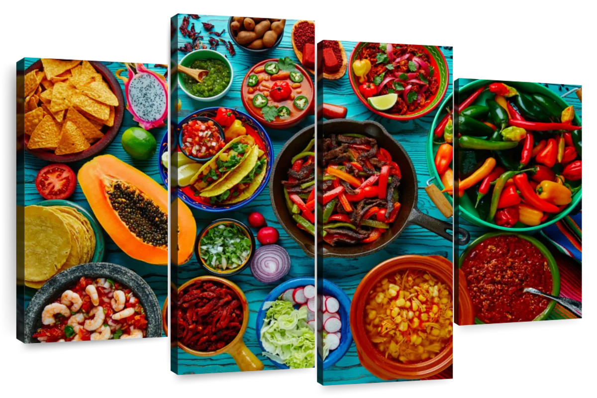 Mexican Food Mix Wall Art | Photography