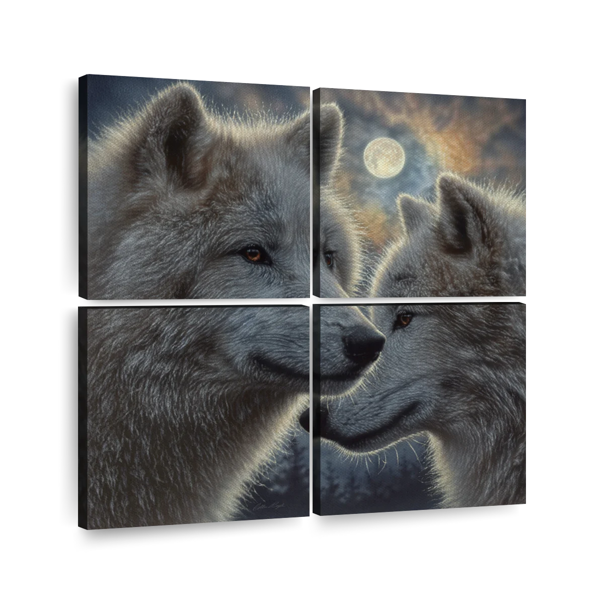 wolf mates art