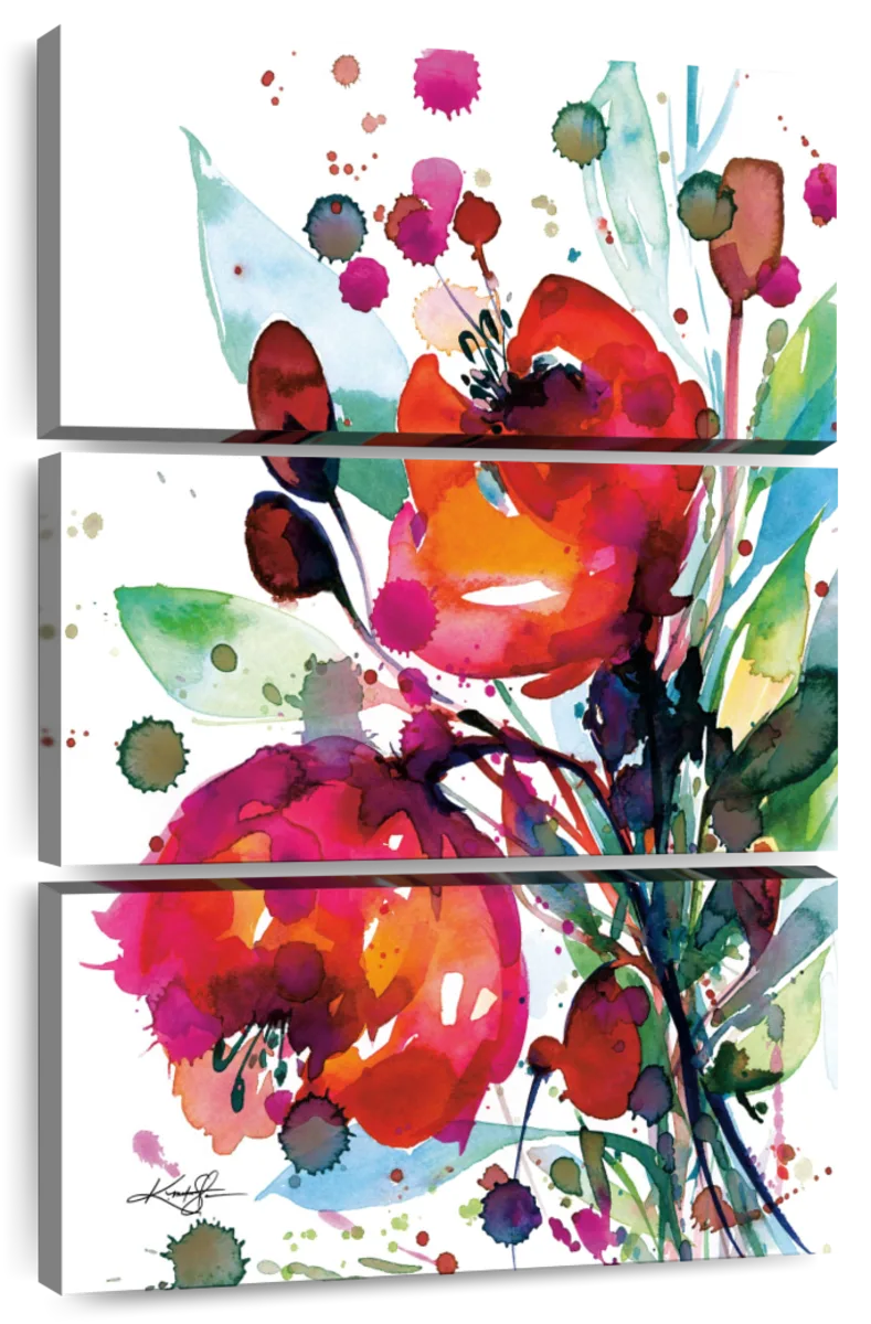 Floral Dream I Wall Art | Watercolor | by Kathy Morton Stanion