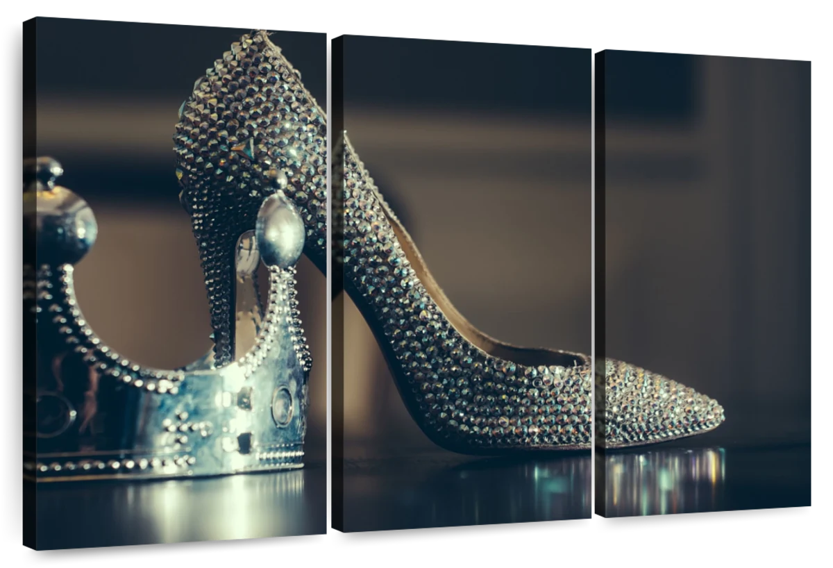 Silver High Heels Art: Canvas Prints, Frames & Posters