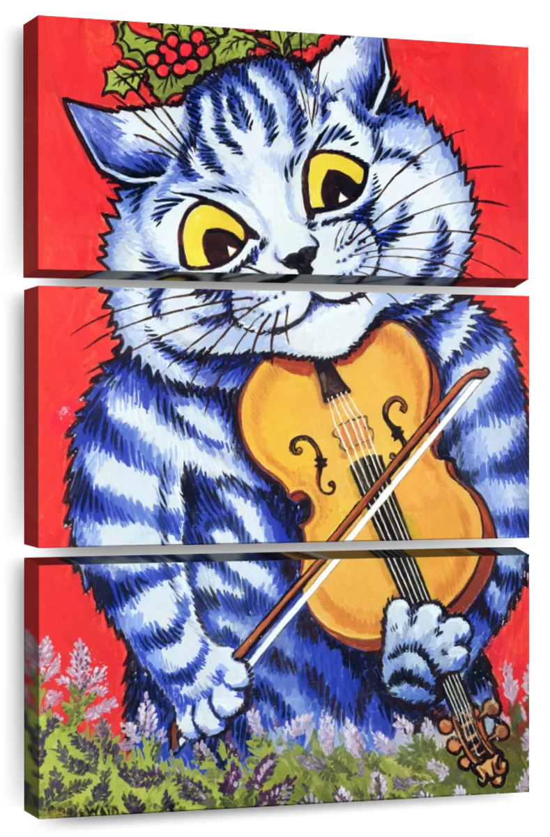 Louis Wain Ginger Cat Art Print Poster – Art Unlimited