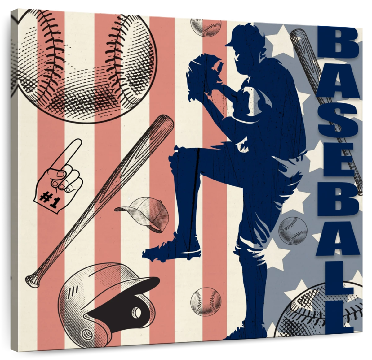 Classic Baseball Posters & Wall Art Prints