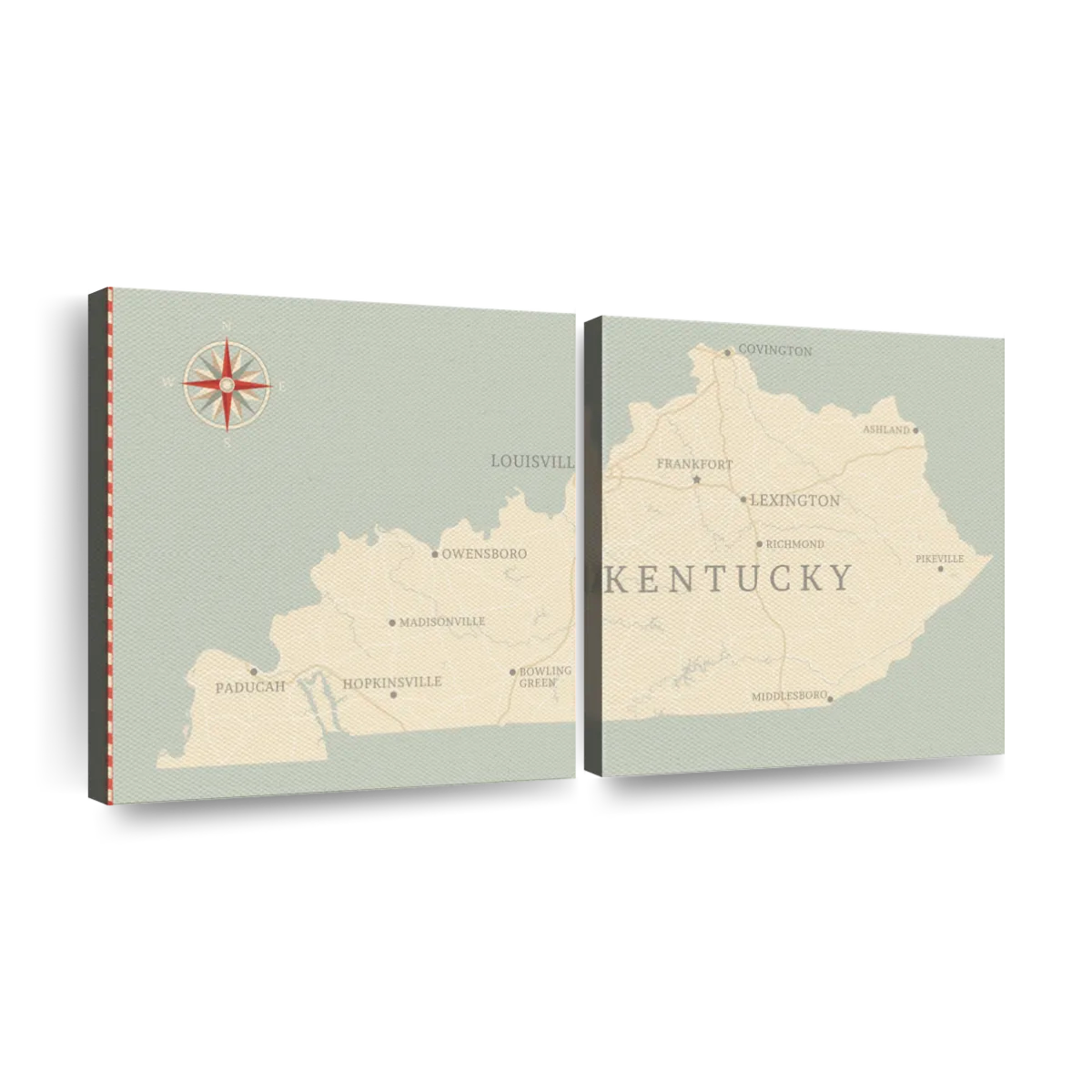 Louisville Framed Canvas Wall Art Kentucky Prints on Canvas 