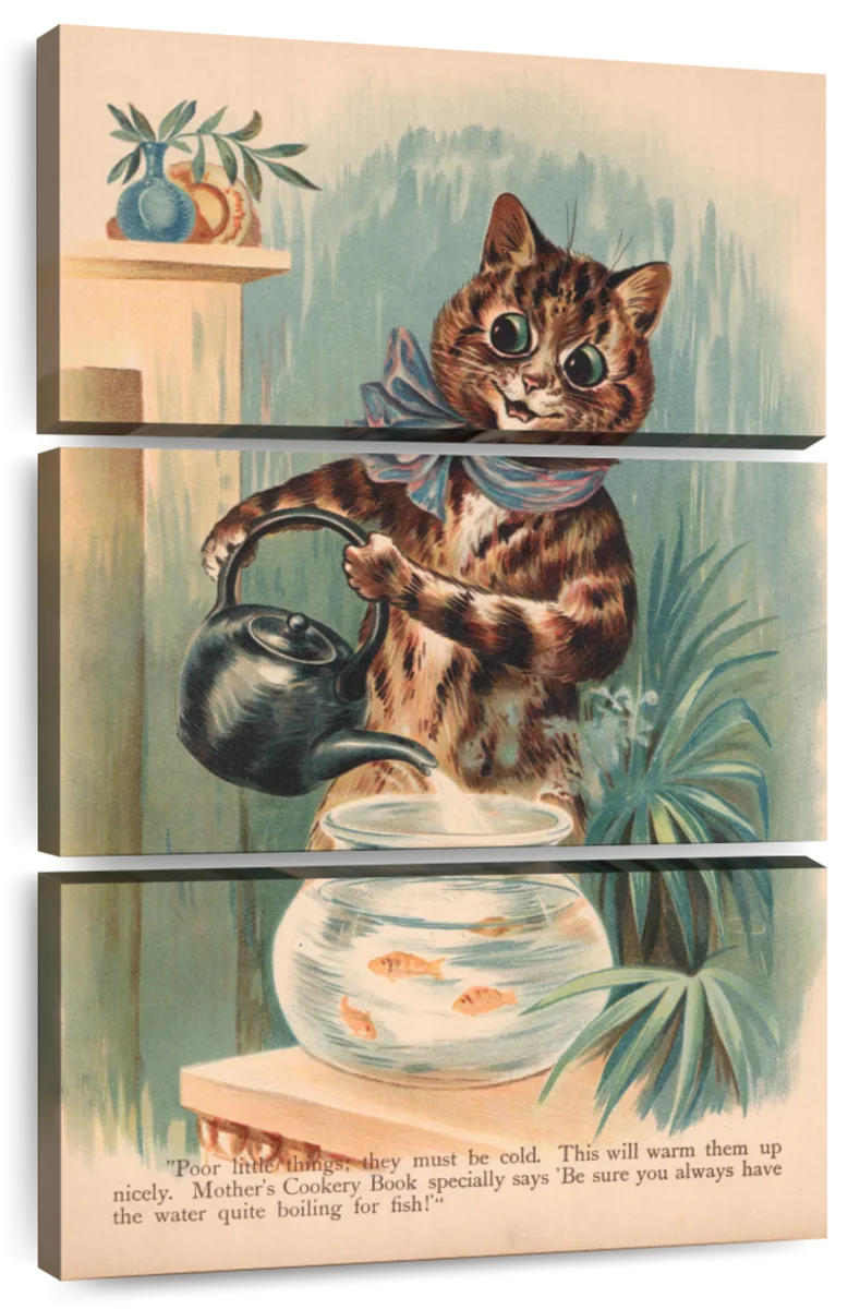 Louis Wain Paintings, Louis Wain Cat Art, Louis Wain Prints, Kaleidoscope