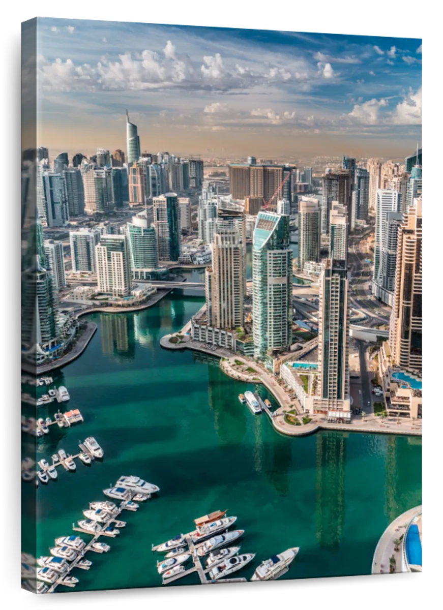 Dubai Marina Wall Art | Paintings, Drawings & Photograph Art Prints