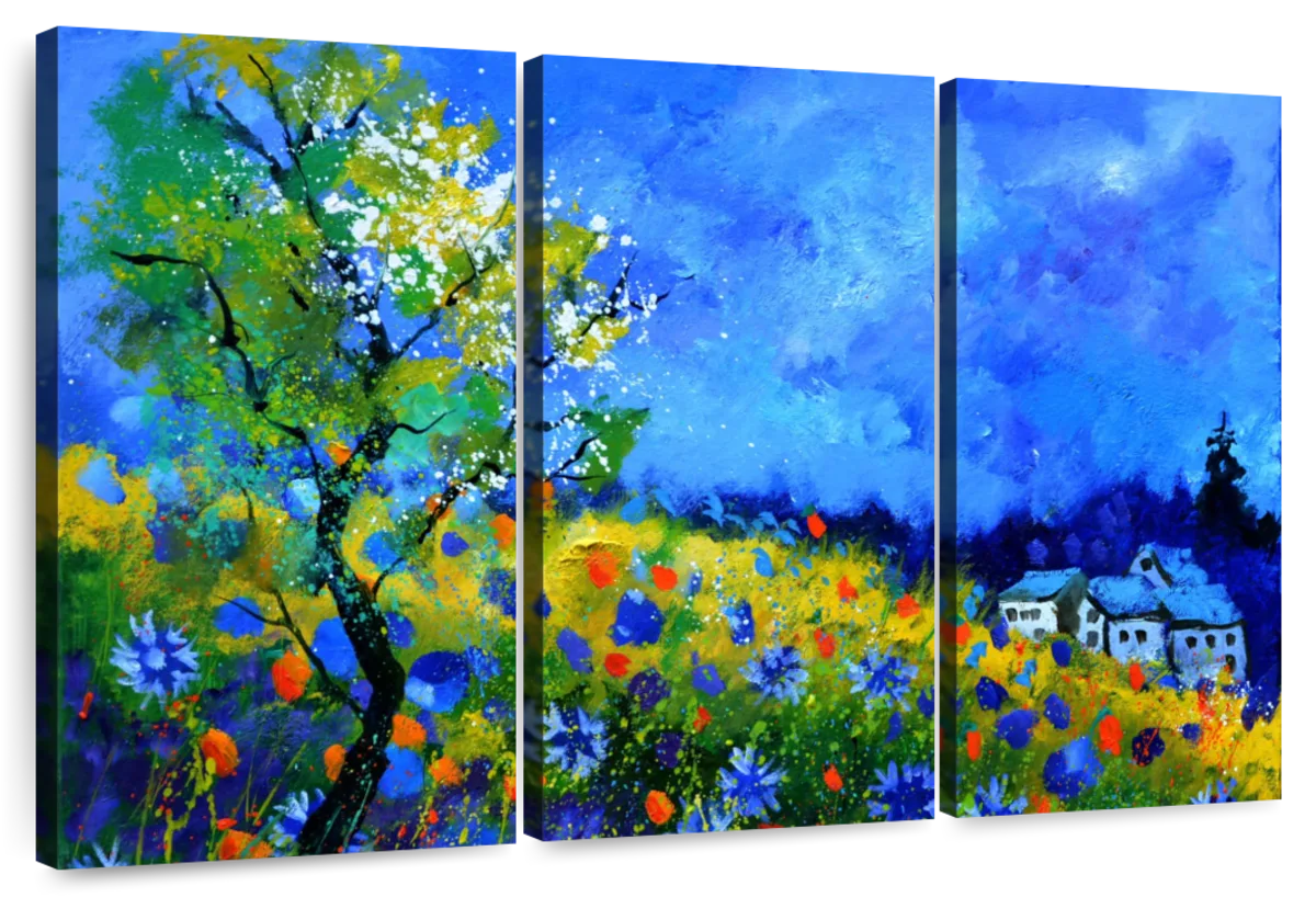 Summer Flower Bloom Wall Art | Painting | by pol ledent