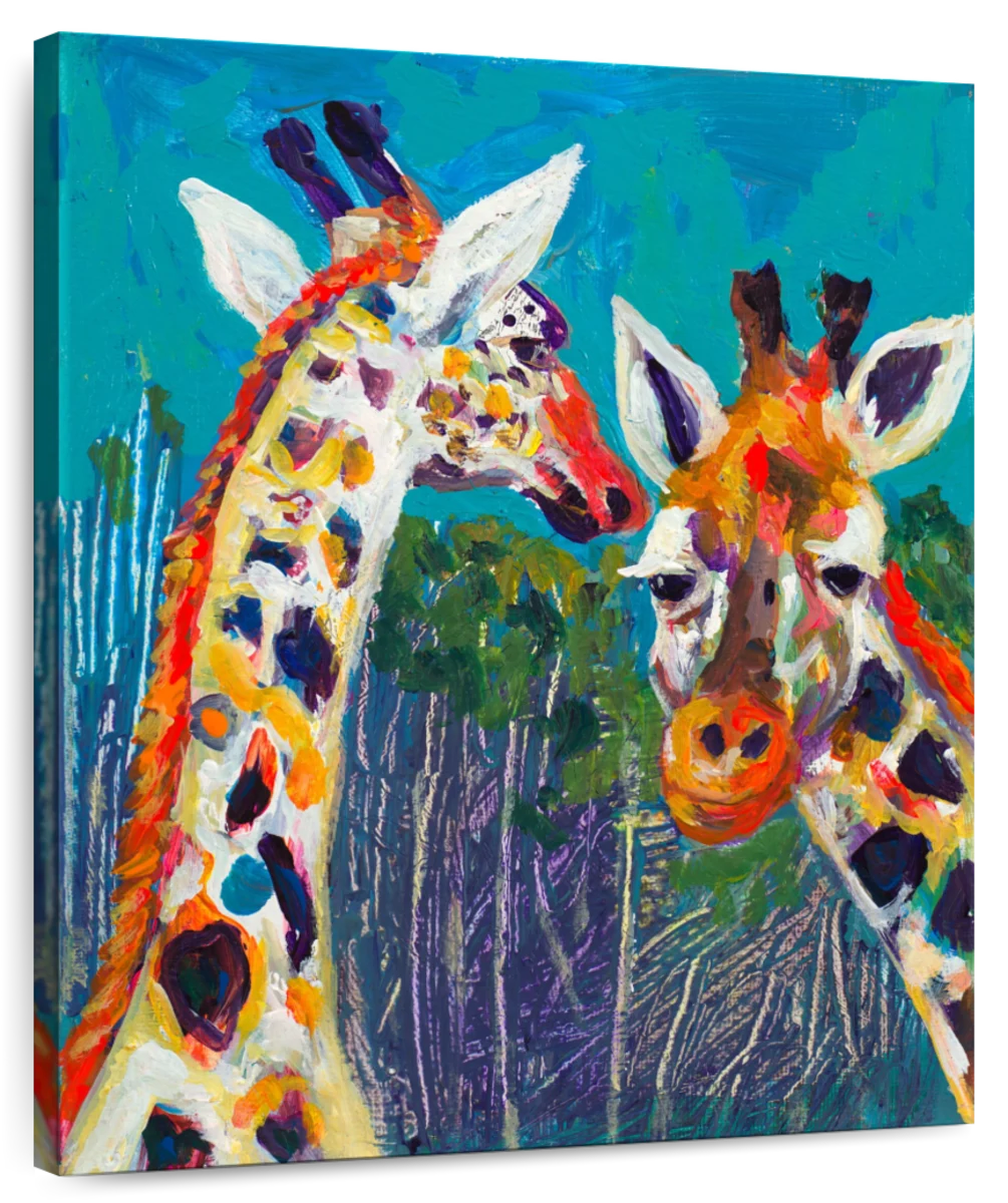 giraffe abstract art