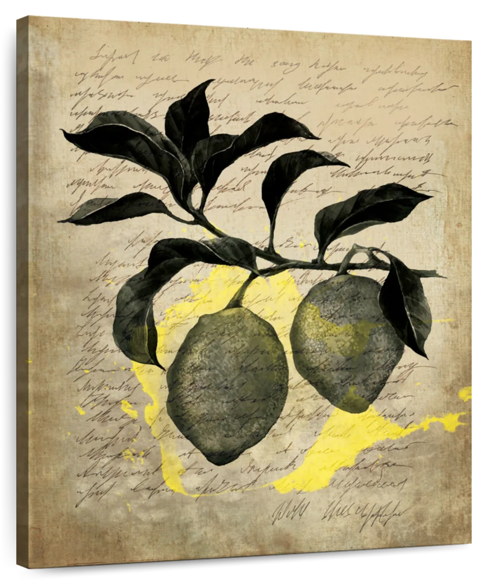 Vintage Lemon Art