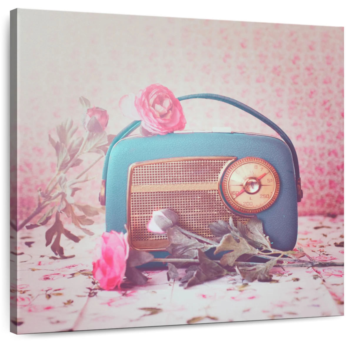 retro radio art