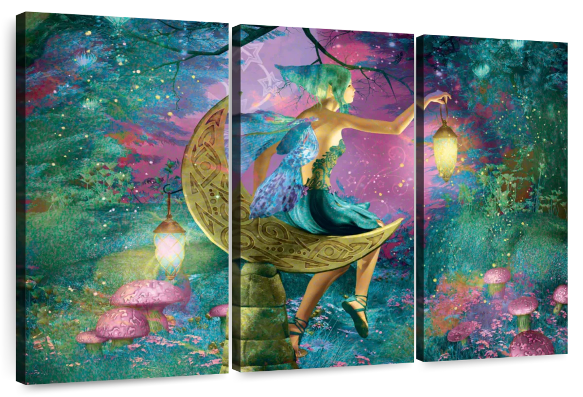 G Debrekht Beachcomber Fairy Fantasy Wall Art by Josephine Wall | Designocracy Large - 24x18