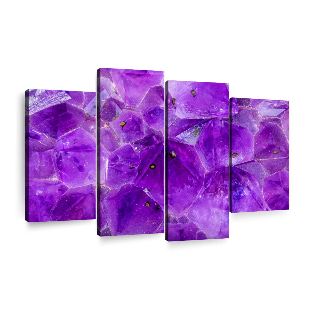Purple Crystal Art Print