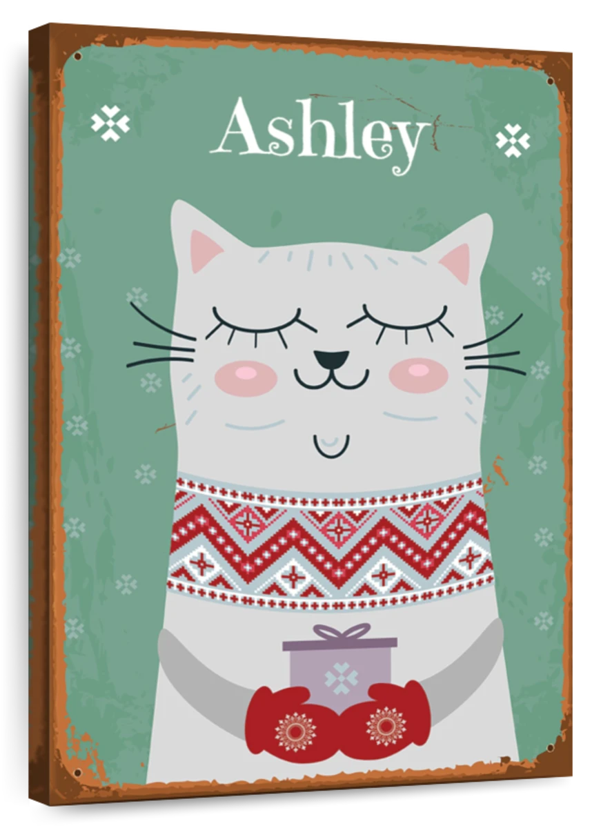 A Christmas Cat Art: Canvas Prints, Frames & Posters