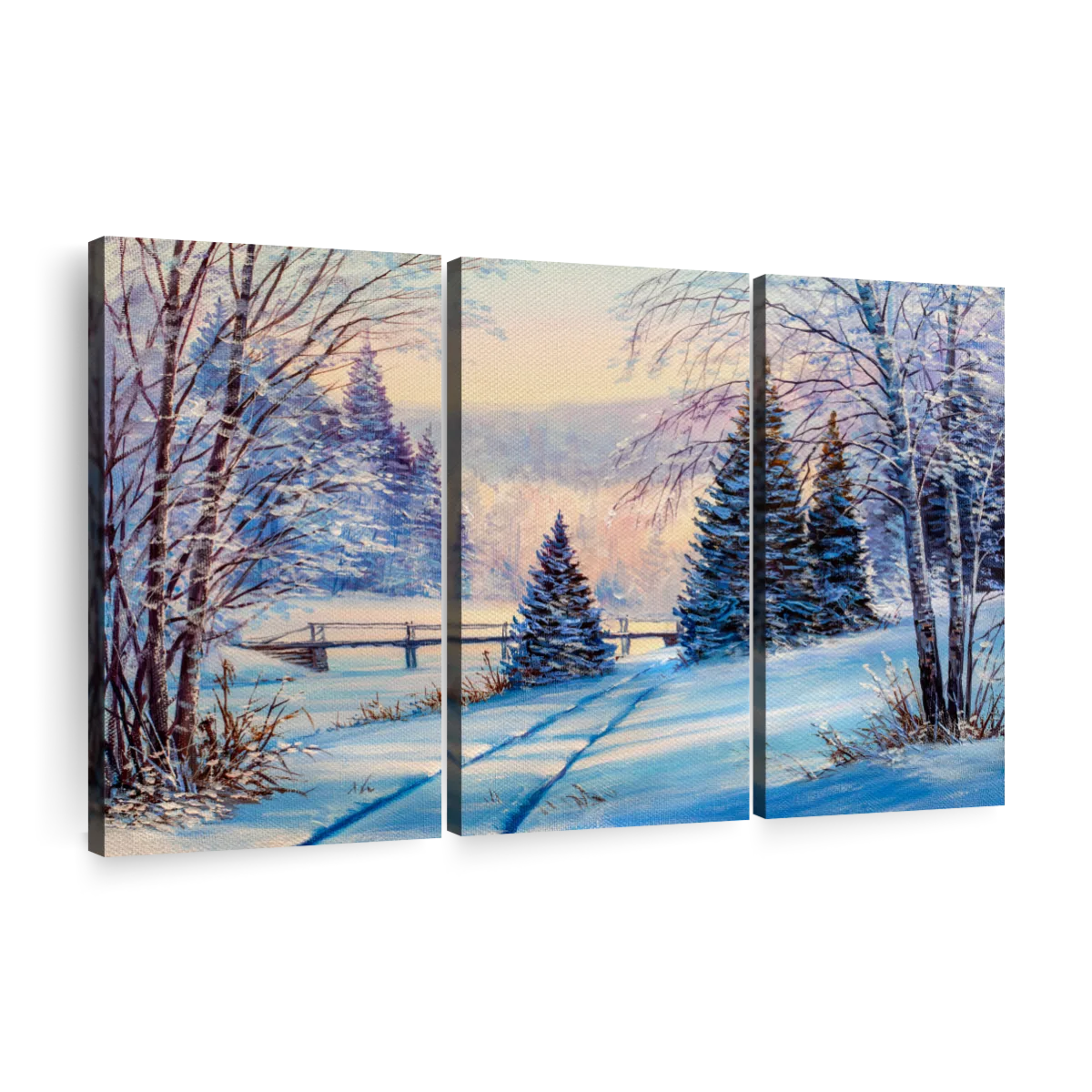 Snowy Trees Wall Art | Painting