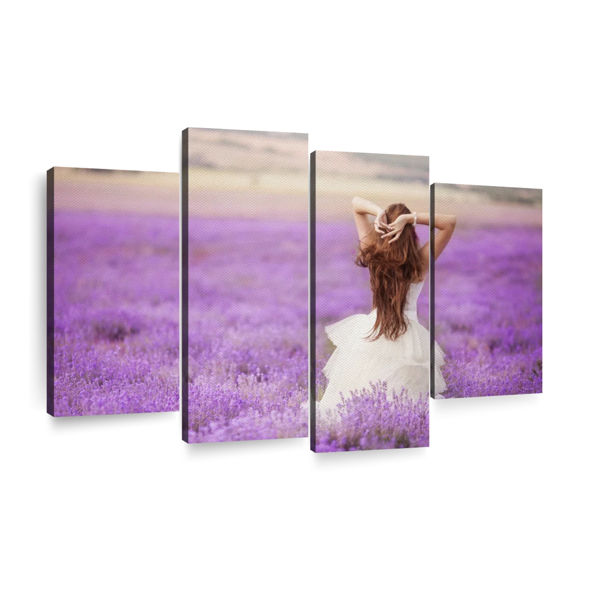 Lavender Field Bride Art: Canvas Prints, Frames & Posters