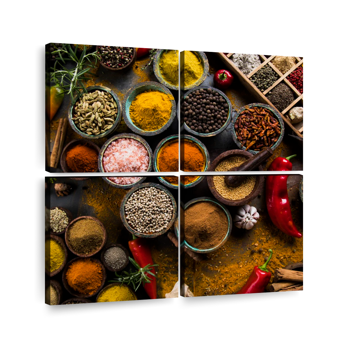 Bowls Of Spices Wall Art | Photography